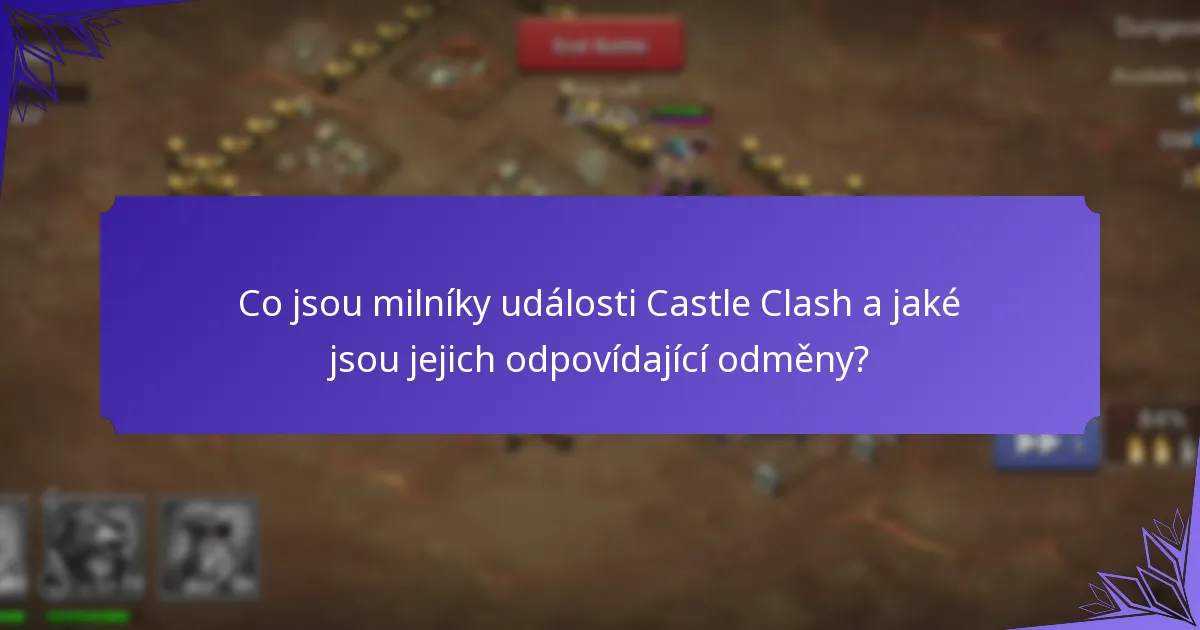 Jak fungují komunitní výzvy v událostech Castle Clash?
