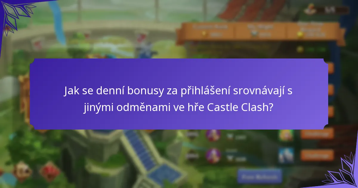 Jaké balíčky zdrojů lze získat prostřednictvím denních bonusů za přihlášení?