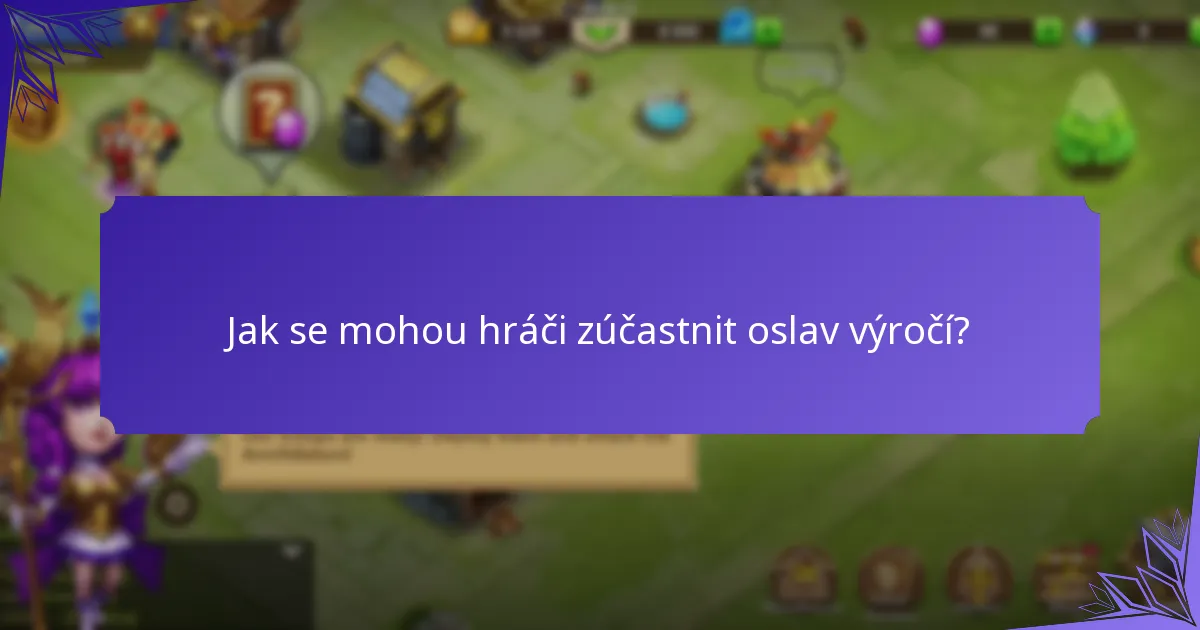 Jaké exkluzivní předměty jsou k dispozici během oslav výročí?
