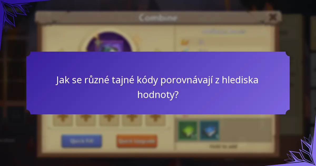 Kde mohou hráči najít nové tajné kódy?