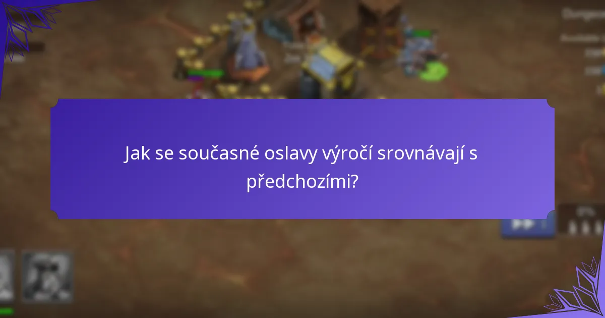 Jak se mohou hráči zúčastnit oslav výročí?