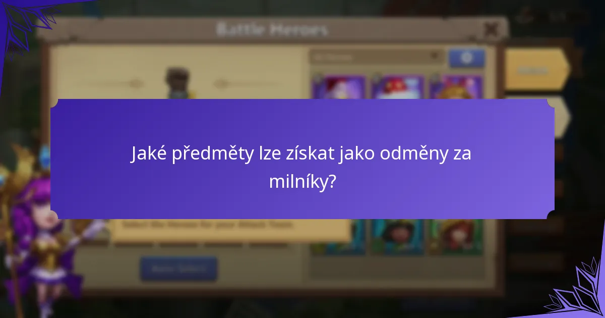 Jak se odměny za milníky srovnávají s jinými odměnami v Castle Clash?