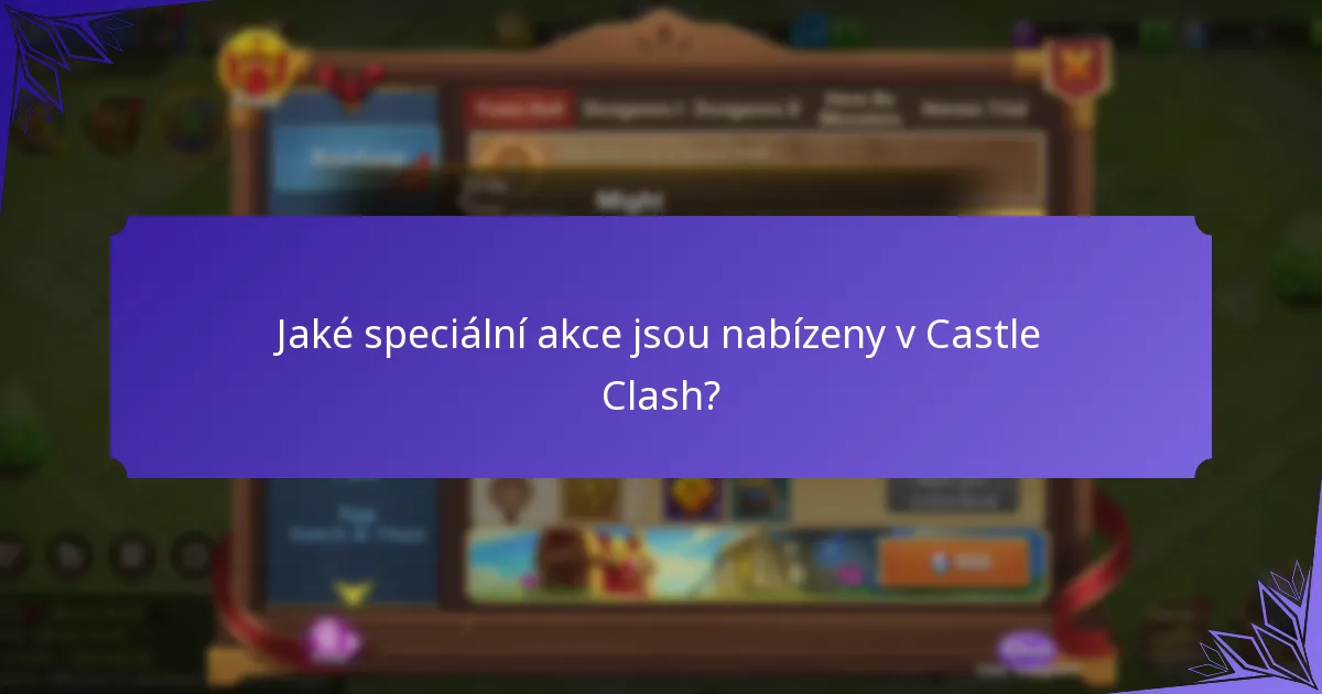 Kdy se konají nadcházející komunitní akce Castle Clash?